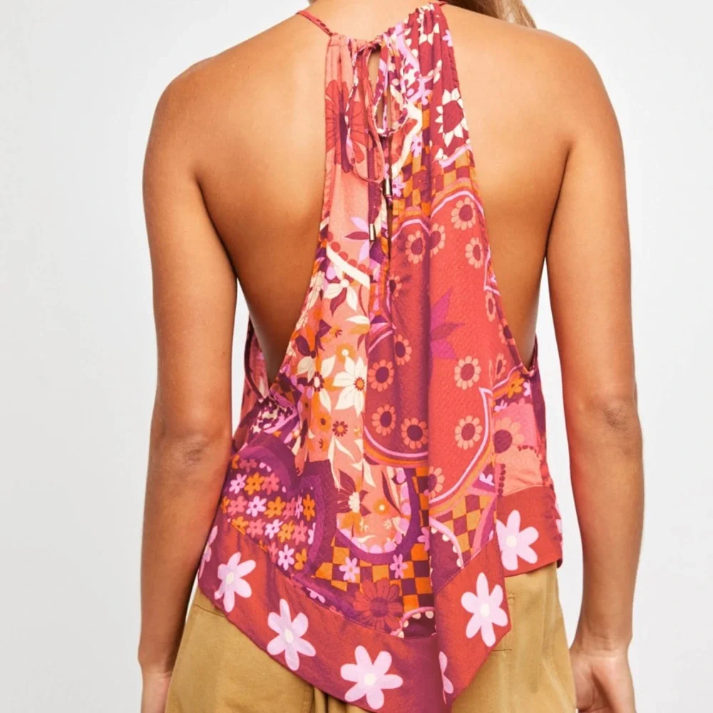 Free People NWT Bandana I Dare You Tank Wild Combo XS - Picture 8 of 10